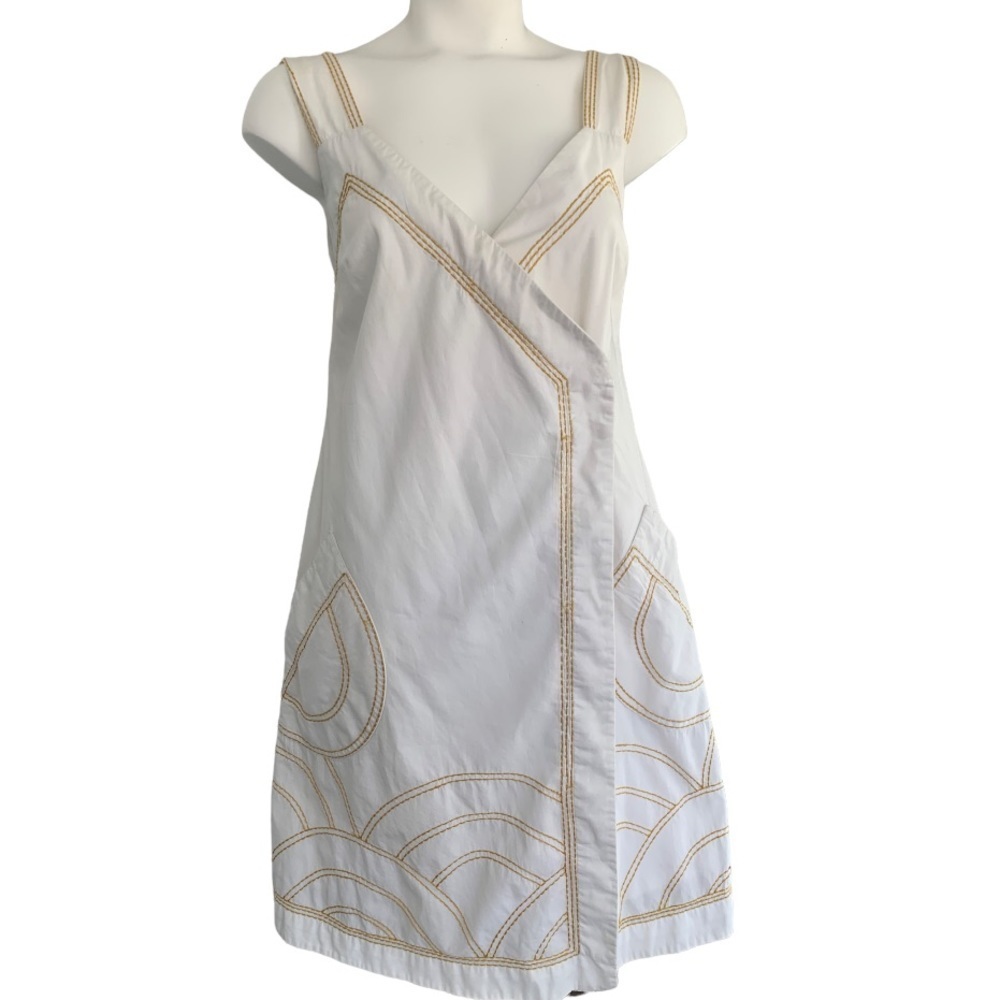 LITHE SUMMER  WRAP DRESS W/ POCKETS, size 4